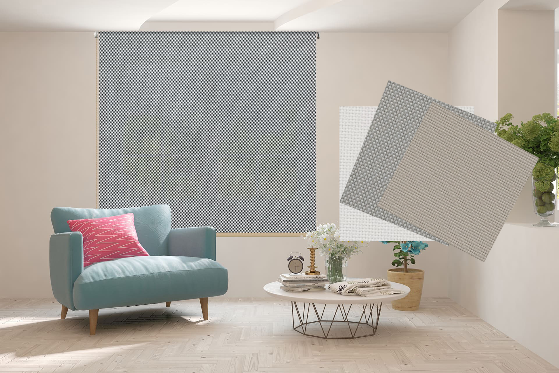 Estor enrollable manual PE 2000 3%