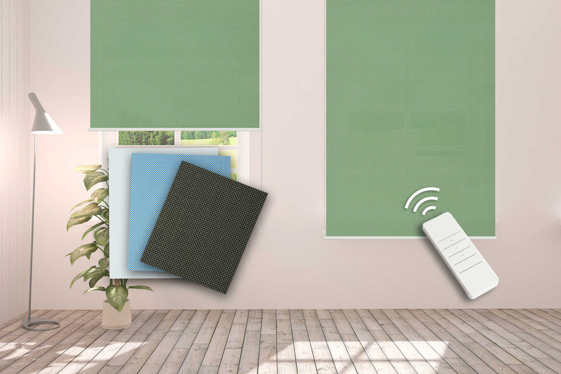 Estor enrollable motorizado Ibiza 380